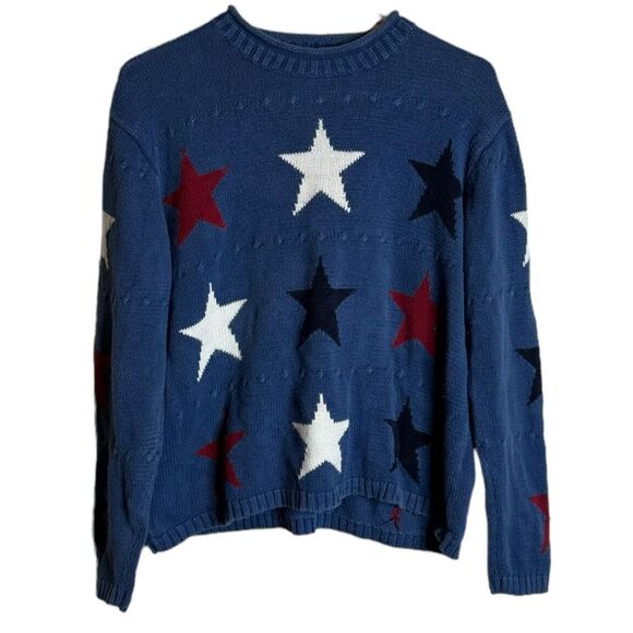 Christopher & Banks Patriotic Sweater size Medium - Picture 1 of 5